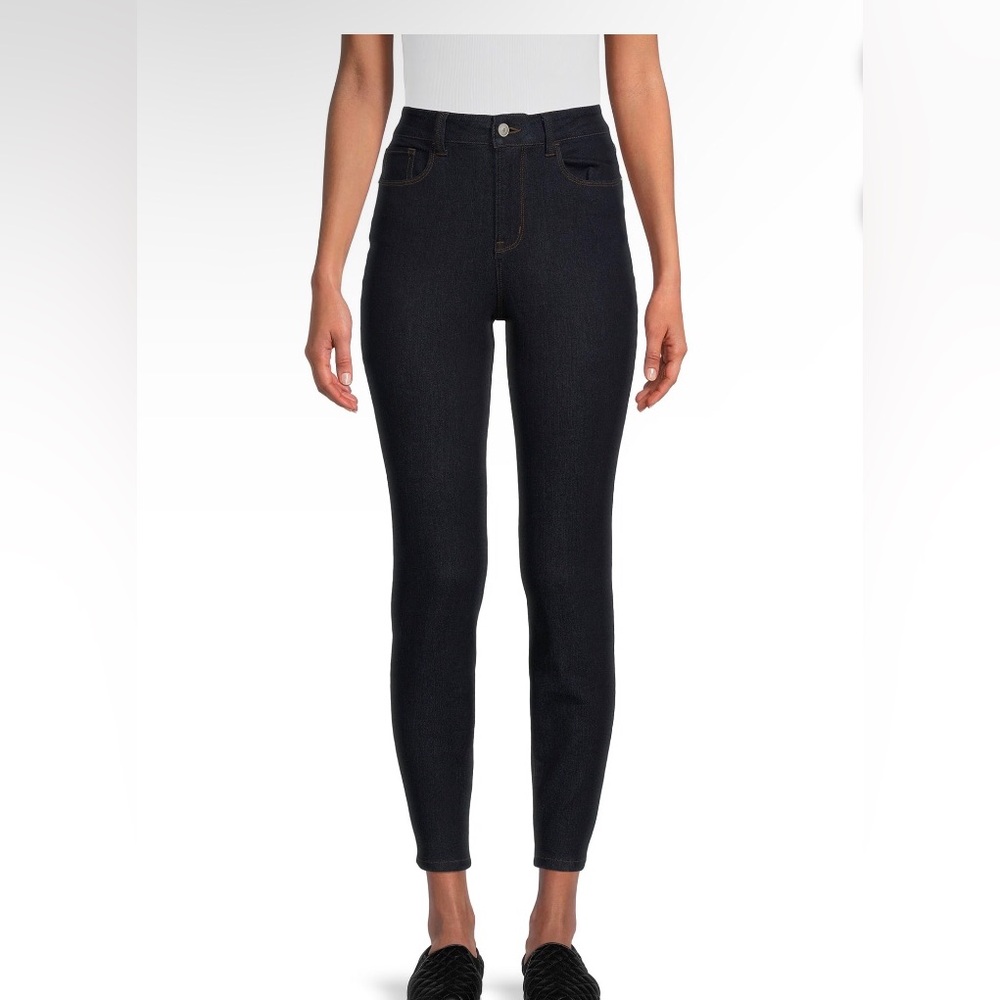 NO BOUNDARIES Skinny Jeans Size 9 Juniors High Rise Womens Dark Wash New